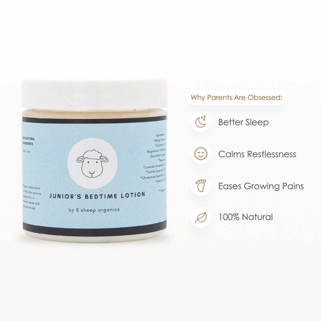 8 Sheep Organics Junior's Bedtime Lotion - SwagglyLife Home & Fashion